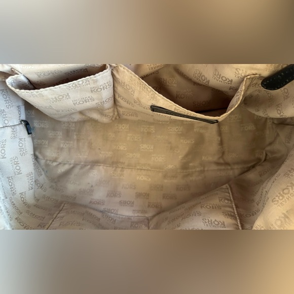 Michael Kors Black Monogram Tote - Picture 11 of 16